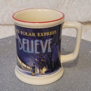 Warner Brothers The Polar Express Believe Mug Christmas Holiday Stocking Stuffer